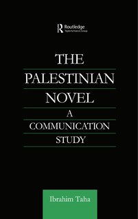 Front cover_The Palestinian Novel