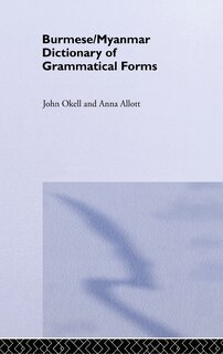 Couverture_Burmese (Myanmar) Dictionary of Grammatical Forms