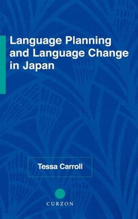 Front cover_Language Planning and Language Change in Japan