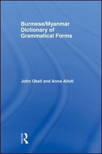 Front cover_Burmese (Myanmar) Dictionary of Grammatical Forms