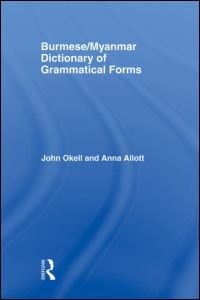 Front cover_Burmese (Myanmar) Dictionary of Grammatical Forms