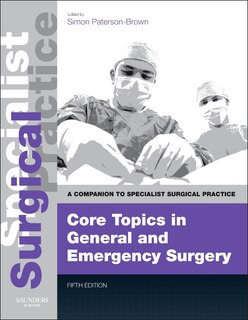 Couverture_Core Topics In General And Emergency Surgery - Print And E-book