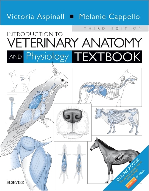 Front cover_Introduction To Veterinary Anatomy And Physiology Textbook