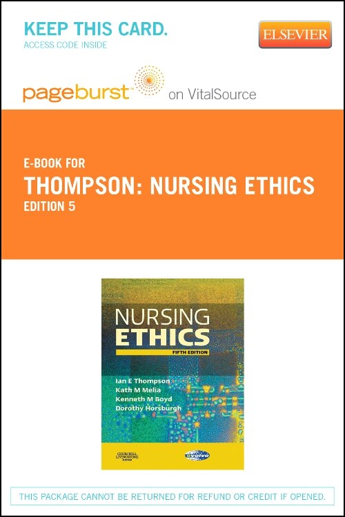 Couverture_Nursing Ethics - Elsevier eBook on VitalSource (Retail Access Card)