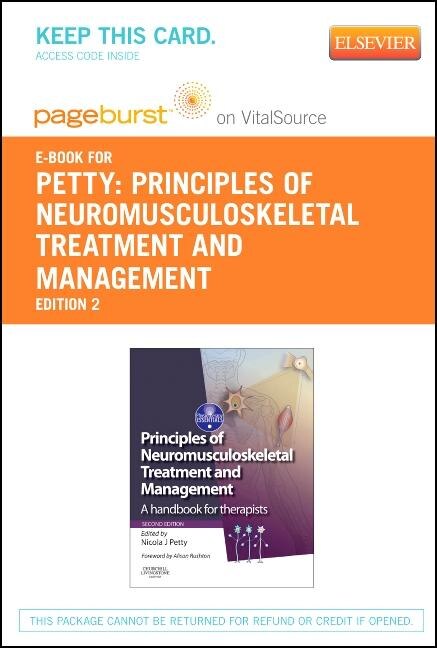 Couverture_Principles of Neuromusculoskeletal Treatment and Management - Elsevier eBook on VitalSource (Retail Access Card)