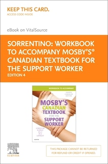 Front cover_Workbook To Accompany Mosby's Canadian Textbook For The Support Worker - Elsevier E-book On Vitalsource (retail Access Card), 4e