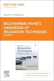 Front cover_Payne's Handbook of Relaxation Techniques Elsevier eBook on Vitalsource (Retail Access Card