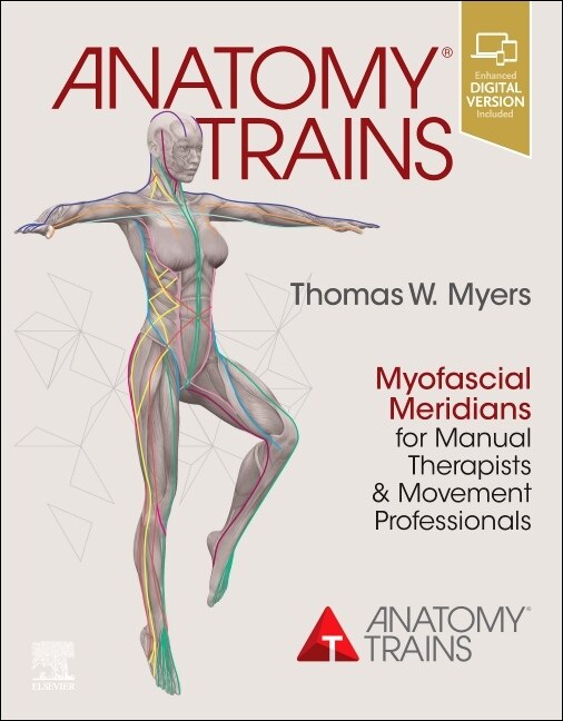 美品  Meridians Myofascial Trains: Anatomy For Therapists Manual 洋書