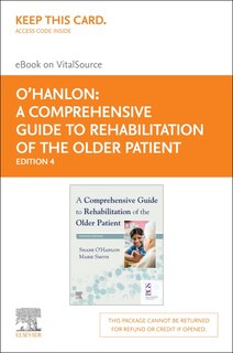 Couverture_A Comprehensive Guide to Rehabilitation of the Older Patient Elsevier eBook on VitalSource (Retail Access Card)