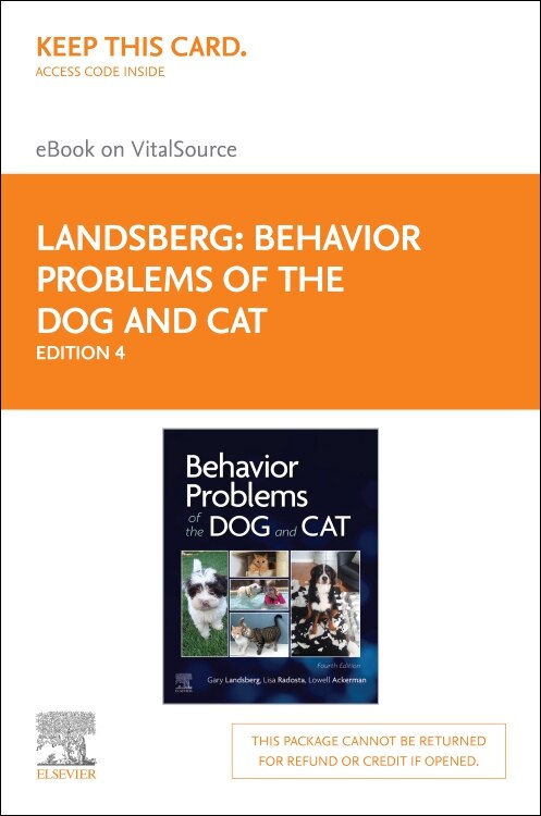 Couverture_Behavior Problems of the Dog and Cat