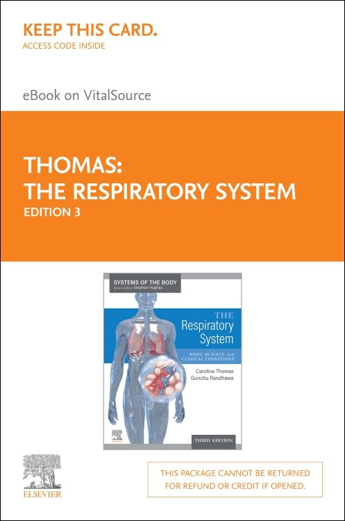 Front cover_The Respiratory System,Elsevier E-Book on VitalSource (Retail Access Card)