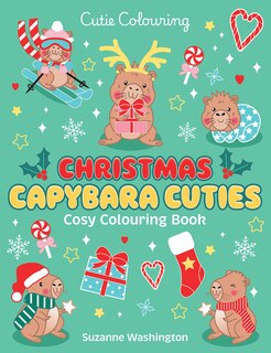 Front cover_Cutie Colouring: Christmas Capybara Cuties