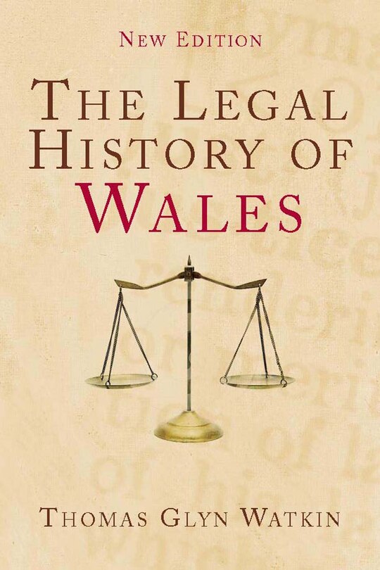 Front cover_The Legal History Of Wales