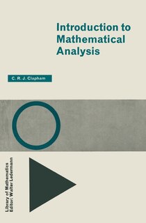 Front cover_Introduction to Mathematical Analysis