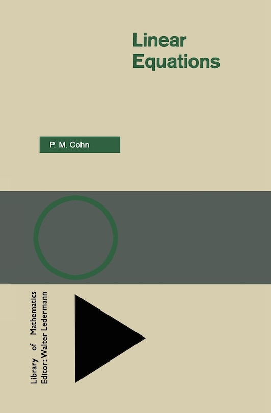 Front cover_Linear Equations