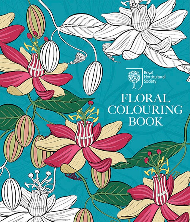 Couverture_Rhs Floral Colouring Book