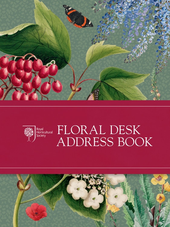 Couverture_RHS Floral Desk Address Book