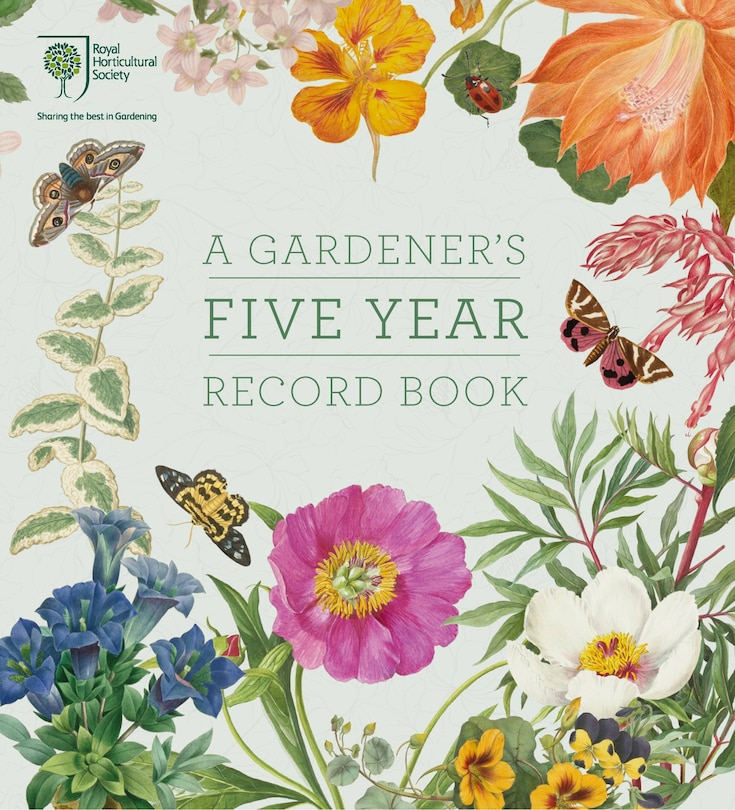 Front cover_Rhs A Gardener's Five Year Record Book