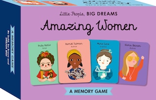 Front cover_Little People, BIG DREAMS Amazing Women Memory Game