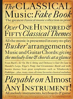 Front cover_The Classical Music Fake Book