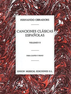 Front cover_Canciones Clasicas Espanolas - Volumen Ii