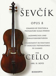Couverture_Sevcik for Cello - Opus 8