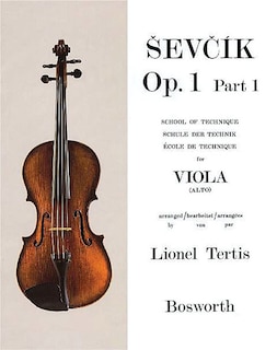 Front cover_Sevcik for Viola - Opus 1, Part 1