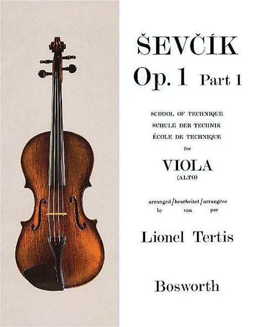 Front cover_Sevcik for Viola - Opus 1, Part 1