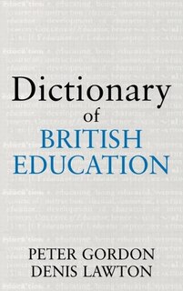 Couverture_Dictionary Of British Education
