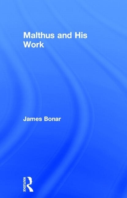 Front cover_Malthus And His Work