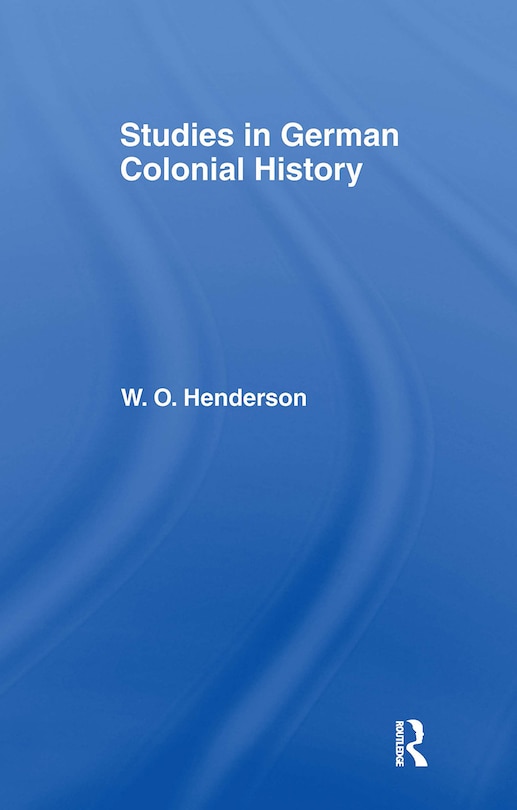 Couverture_Studies In German Colonial History