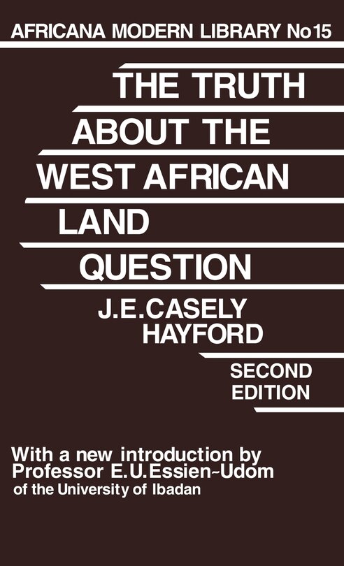 Couverture_Truth About The West African Land Question