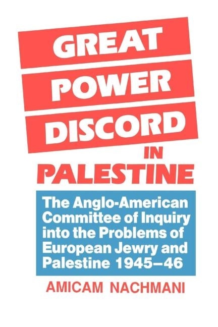 Front cover_Great Power Discord In Palestine