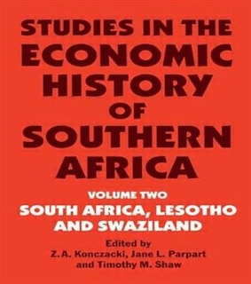 Couverture_Studies In The Economic History Of Southern Africa