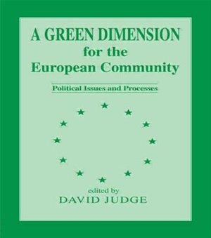 Front cover_A Green Dimension For The European Community