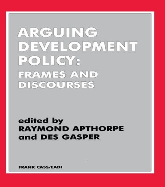 Front cover_Arguing Development Policy
