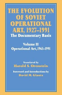 Couverture_The Evolution of Soviet Operational Art, 1927-1991