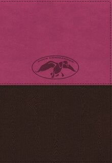 Front cover_Nkjv, Duck Commander Faith And Family Bible, Leathersoft, Pink/brown