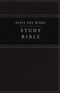 Nkjv, Apply The Word Study Bible, Leathersoft, Black, Thumb Indexed: Live In His Steps