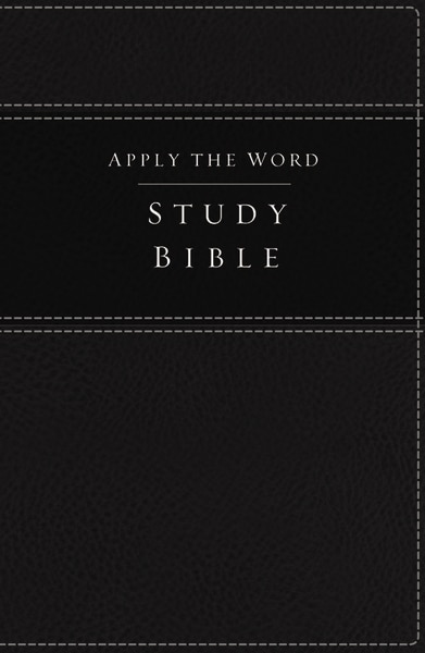 Nkjv, Apply The Word Study Bible, Leathersoft, Black, Thumb Indexed: Live In His Steps