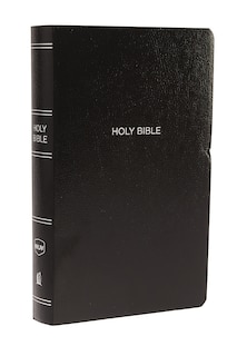 Front cover_Nkjv, Gift And Award Bible, Leather-look, Black, Red Letter, Comfort Print