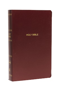 Front cover_Nkjv, Gift And Award Bible, Leather-look, Burgundy, Red Letter, Comfort Print