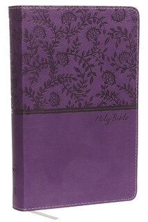 Front cover_Nkjv, Deluxe Gift Bible, Leathersoft, Purple, Red Letter, Comfort Print