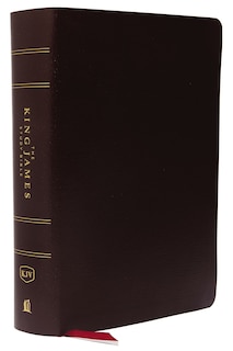 Couverture_Kjv, The King James Study Bible, Bonded Leather, Burgundy, Thumb Indexed, Red Letter, Full-color Edition