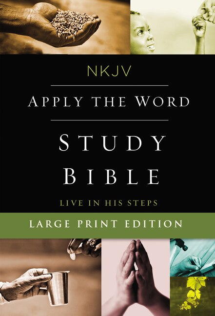 Front cover_Nkjv, Apply The Word Study Bible, Large Print, Hardcover, Red Letter