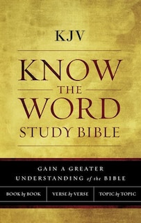 Front cover_Kjv, Know The Word Study Bible, Paperback, Red Letter Edition