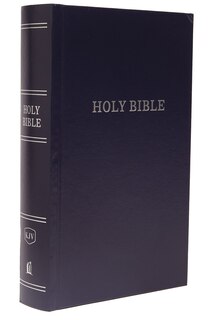 Front cover_Kjv, Pew Bible, Large Print, Hardcover, Blue, Red Letter, Comfort Print