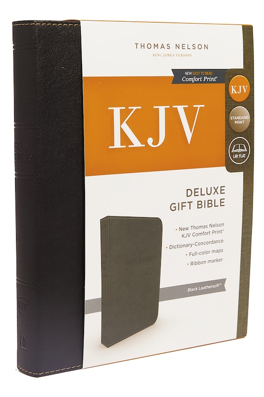 Couverture_KJV Holy Bible: Deluxe Gift, Black Leathersoft, Red Letter, Comfort Print: King James Version