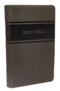 Couverture_KJV Holy Bible: Deluxe Gift, Gray Leathersoft, Red Letter, Comfort Print: King James Version