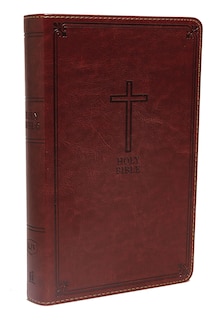 Couverture_KJV Holy Bible: Deluxe Gift, Brown Leathersoft, Red Letter, Comfort Print: King James Version